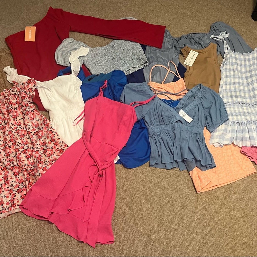 Assorted Women's Tops and Dresses